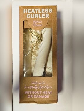 Cream Heatless Hair Curler